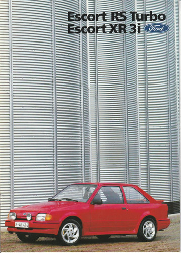 Prospekt ford escort turbo - escort, rs