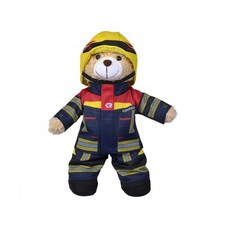 Simba Plüschbär Feuerwehr Rosenbauer 30 cm Teddy mit Feuerwehrmannanzug