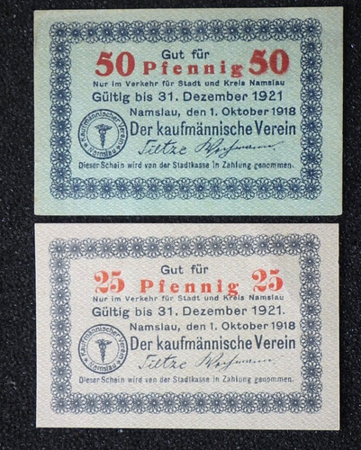 Notgeld polen schlesien - x,