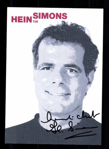 Heintje simons autogrammkarte - simons,