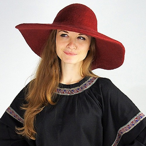 Damen schlapphut eleganter - -,