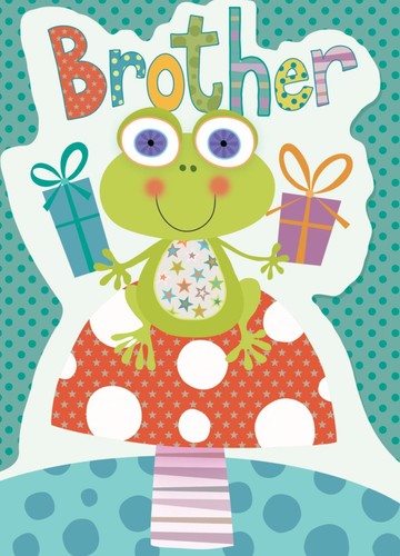 Bruder happy birthday karte - birthday,