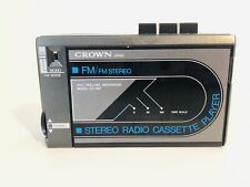 Crown CS-66F Kassetten Walkman mit Radio / Getestet / Neuer Riemen
