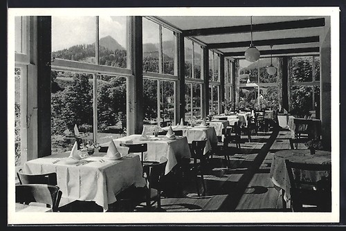 Ansichtskarte berchtesgaden - ansichtskarte,