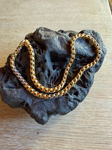 750er gelbgold kette collier - 750er,