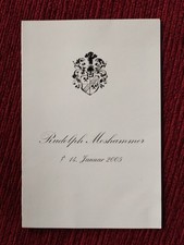 Original Sterbebild Rudolph Moshammer / Modezar aus München 