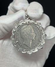 Antik silber anhänger mit - antik,