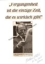 Original Autogramm Walter Kempowski (1929-2007) /// Autograph signiert signed si