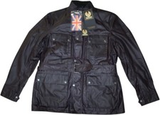 Belstaff NEU Streetmaster Wachsjacke mit Weste Dunkellila ital. Größe 48/42