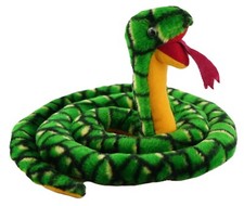 Plüschtier Schlange 16 cm Plüsch Stofftier 1999 Vintage Plüschfigur Kuscheltier