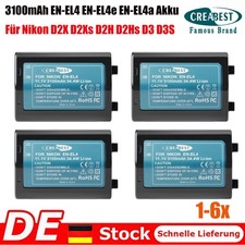 3100mAh EN-EL4 EN-EL4e EN-EL4a