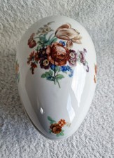 Porzellanei, Ei, Deckeldose, Dose, Bonboniere, Porzellan, Antik, Art Deco