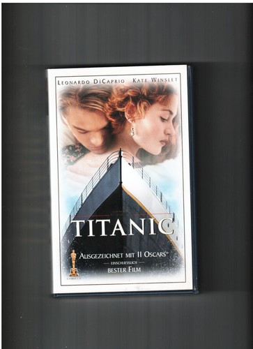 Vhs kassette titanic - vhs,