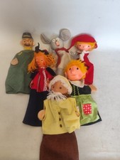 Lot Kasperle-Theater Handpuppen Puppentheater DDR Sandmann Maus Gendarm
