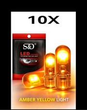 10x GLAS T10  W 5W 3000K 360°