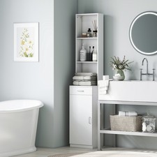 Homcom badezimmerschrank hoch - badezimmerschrank,