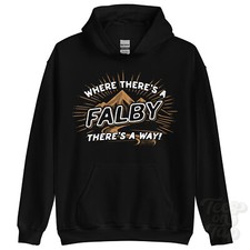 WHERE THERE'S A FALBY... HOODIE Name Nachname lustig Familie Geschenkidee