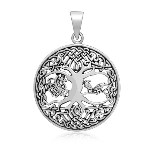 Yggdrasil lebensbaum silber - yggdrasil,