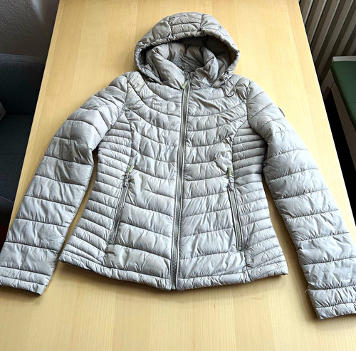 Amisu damen steppjacke grau - steppjacke,