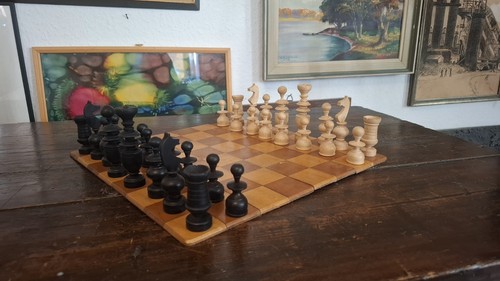 Antikes deutsches schachspiel - deutsches,