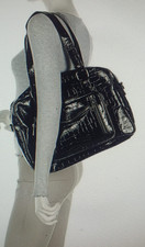 Núnoo Lackleder Tasche Kroko