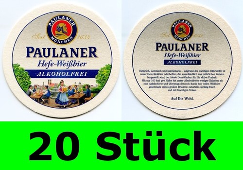 Stück bierdeckel paulaner - bierdeckel,