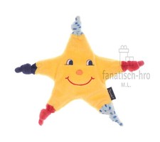 Sterntaler Schmusetuch Stern mini gelb mit Gesicht Kuscheltuch 20 cm