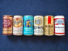 6 leere 80er-Jahre vintage