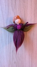 Waldorf Wald Fee Engel Filz Handmade Merinowolle  Geschenkidee, Geburt, Taufe