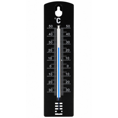 Außenthermometer 20cm schwarz - 20cm,