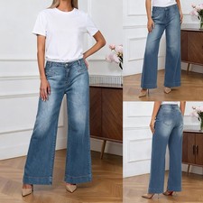 Damen Mom Jeans Bootcut High