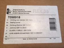 BUDERUS SIEGER 7098918 JUNKERS NEFIT 73441 DICHTUNG BRENNER  GB112 - 29W/WT BK11