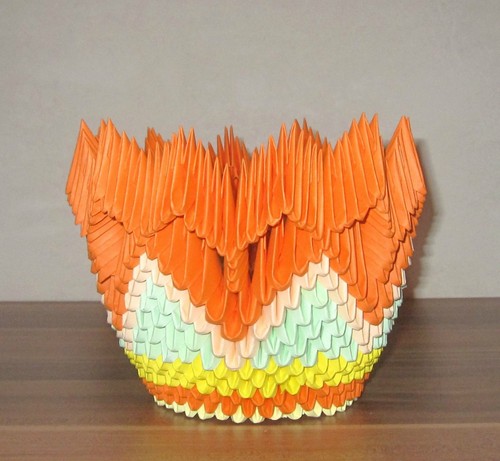 Origami vase handarbeit - origami,