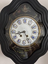 +++  Antike  Französische Wanduhr Ochsenauge  Oeil de Boeuf  +++