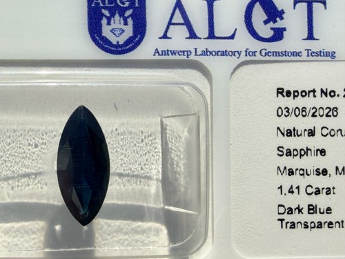 Dark blue sapphire 1 41 - sapphire,
