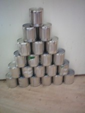 21 Leere Blech-Konserven -Dosen Mix- werfen/laufen/basteln/Hochzeit-Auto 0,8 l a