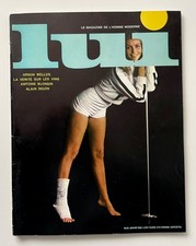 Vintage Lui Magazin Frankreich No 25 01/1966 Alain Delon Orson Welles