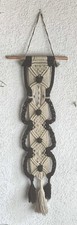 Wandbehang, Makramee, Handarbeit, Braun/Beige