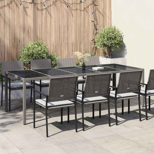 Vidaxl gartentisch grau - gartentisch,