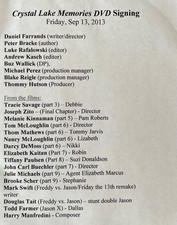 Crystal Lake Memories-The