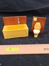 Lundby Badezimmer Badewanne WC