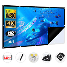 Projektor Filmleinwände HD 16:9 Anti-Falten Mehrere Größen Projektionsleinwand