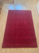 Casamaxx Teppich Hochflor 133 x 195 cm bordeaux rot 