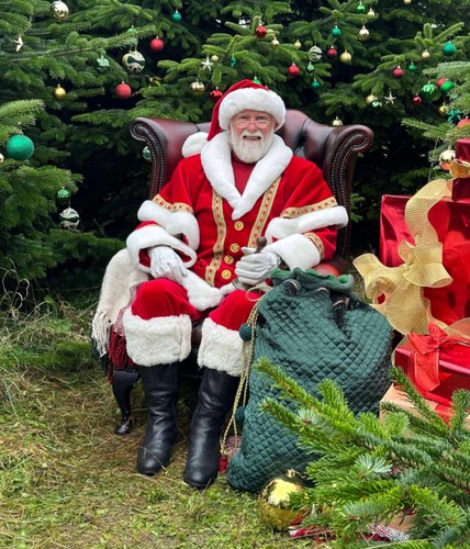 Luxus weihnachtsmann kostüm - weihnachtsmann,