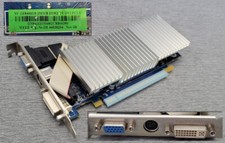 Nvidia GeForce NV GF8400GS 256MB TV/DVI-I/VGA PCI-E Grafikkarte lautlos silent