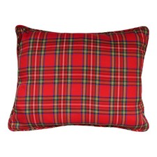 Kissen Rot kariert Tartan mit
