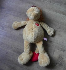 nici Löwe mit Herz Lion groß 50 cm Stofftier Kuscheltier Schlenker