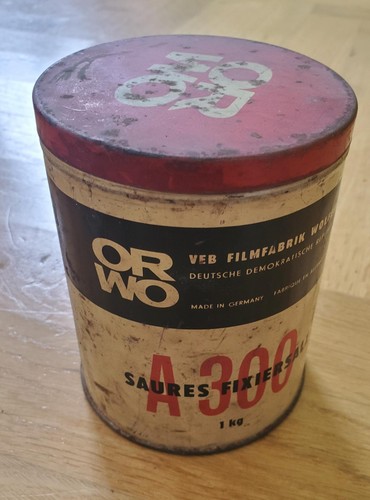 Ddr orwo blechdose saures - ddr,