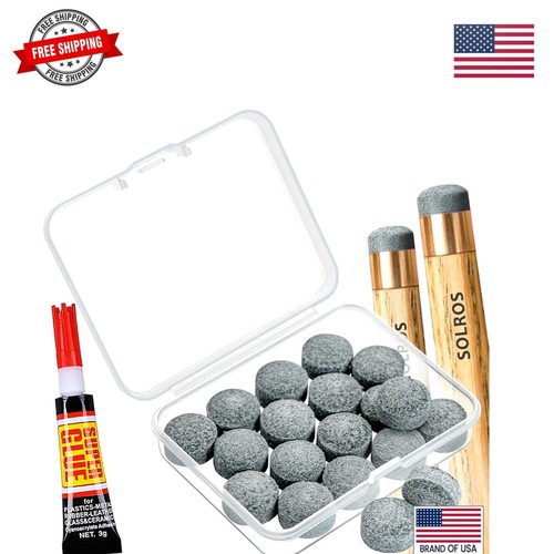 Billiard pool cue tips - -,