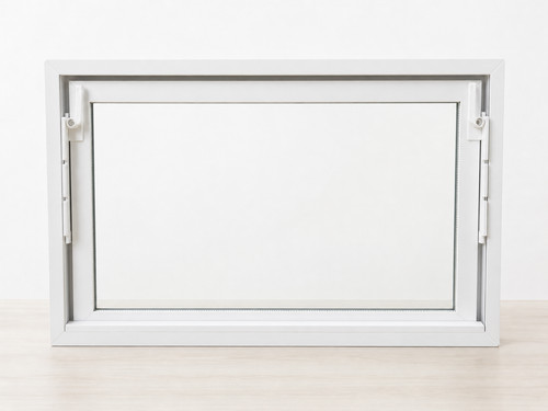 Kunststoffkellerfenster weiß